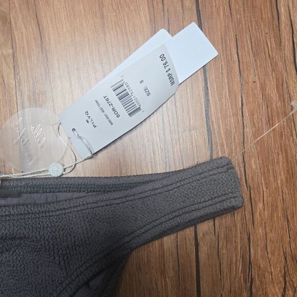 PilyQ Acai Reef Bikini Pink Gray Bandeau Top Size D Bottoms Size Small Swimwear - Picture 7 of 8